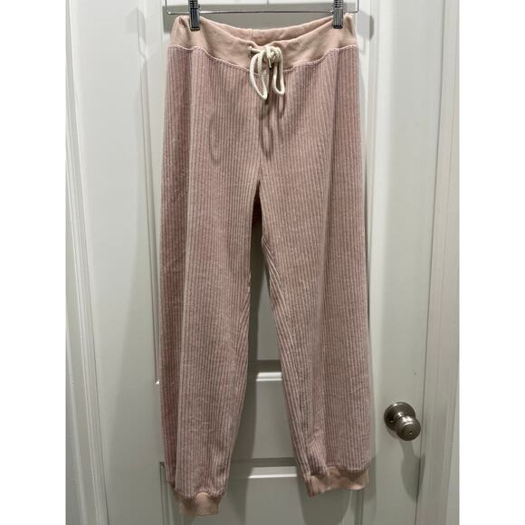 The Great Corduroy Lantern Sweat Pant Joggers in Pale Pink Sz S - Picture 2 of 6